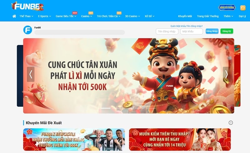 Fun88 là một trang cá cược uy tín với tuổi đời hơn 16 năm hoạt động